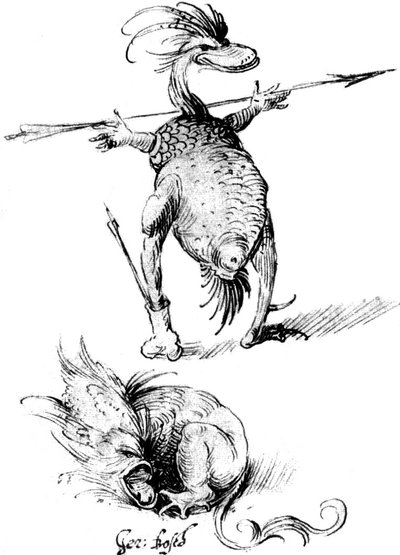 Dos monstruos de Hieronymus Bosch